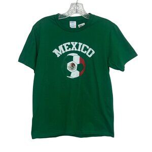 Port & Company Mexico Soccer Tshirt Youth Large Green
